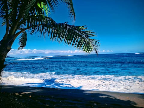 Surf/Family House in Taharuʻu – Private Garden & Parking
