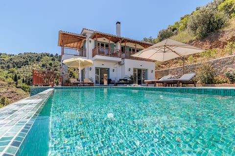 POOL Villa Mavraki (5 min to Mamma Mia church)