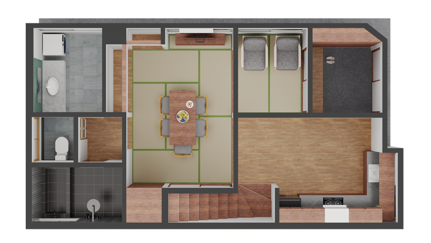 CraftFlat Asakusa – Downtown 3brd House gallery image 5