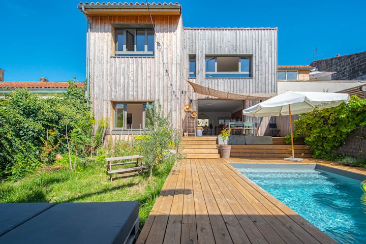 Maison 4 Chambres - 5 Min Tram - Parking Gratuit - Bordeaux