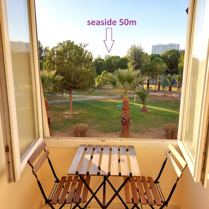 Central Apartment In Largest Park-seaside+security - Buca
