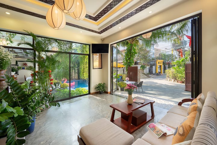 Luxury Villa W/pool, Breakfast 5mins To Old Town - Hội An