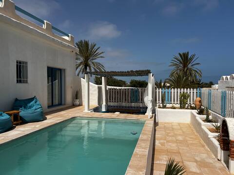 Villa Azurite style Djerbien avec piscine privée