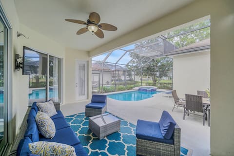 Spacious 5BR 5BA Home Near Disney with Pool/Spa