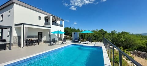 LuxuryhouseVilla Faustina/Sea View HeatedPool42m2