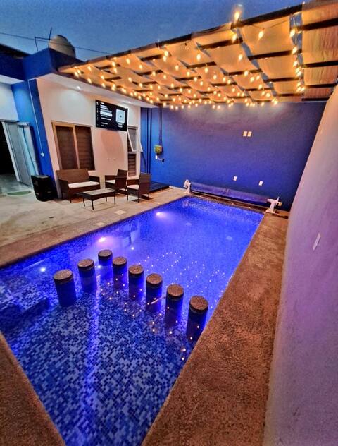 EDEN Country house with hot water pool