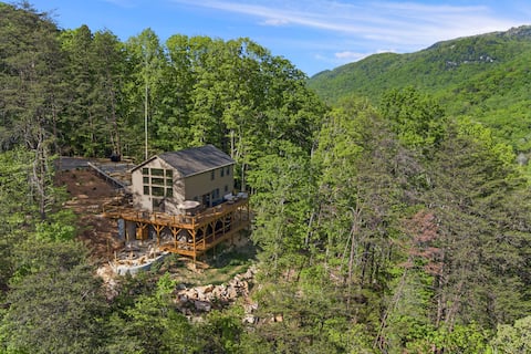 Lake Lure Escape | Hot Tub & Mountain Views