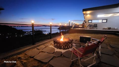 Namhae Blue Fore/Ocean View/Private Private Room/Starlight/Darange 5 minutes/Bulmung/Camping Zone/Ka