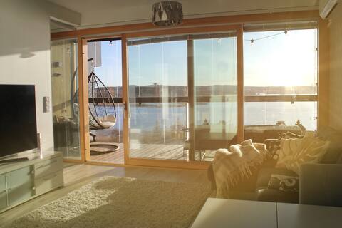 Top Airbnb: Modern landscape duplex in the apartment fair area in Jyväskylä