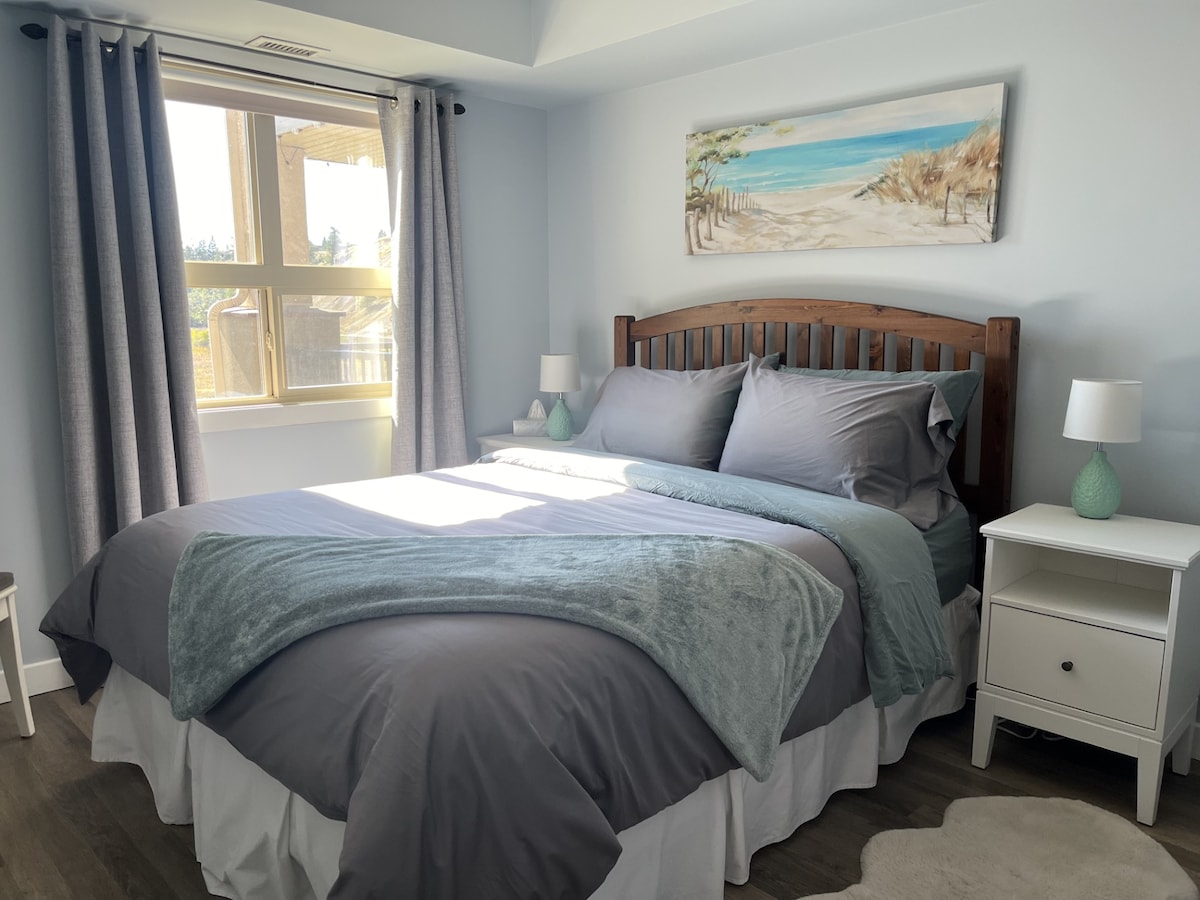 เตียงควีนไซส์ - วิวภูเขาทะเลสาบและพื้นที่ชุ่มน้ำ 