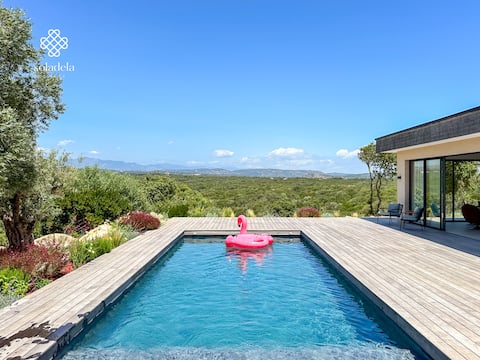 Summer 2026 - Soladela Villa - Pool & Maquis view