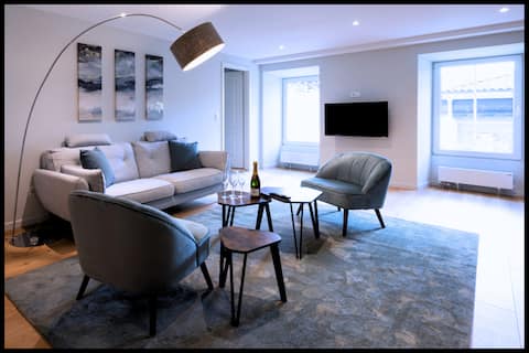 Chic & Spacious 2-Person Apartment | Visp Town Center & Train Station Within Walking Distance