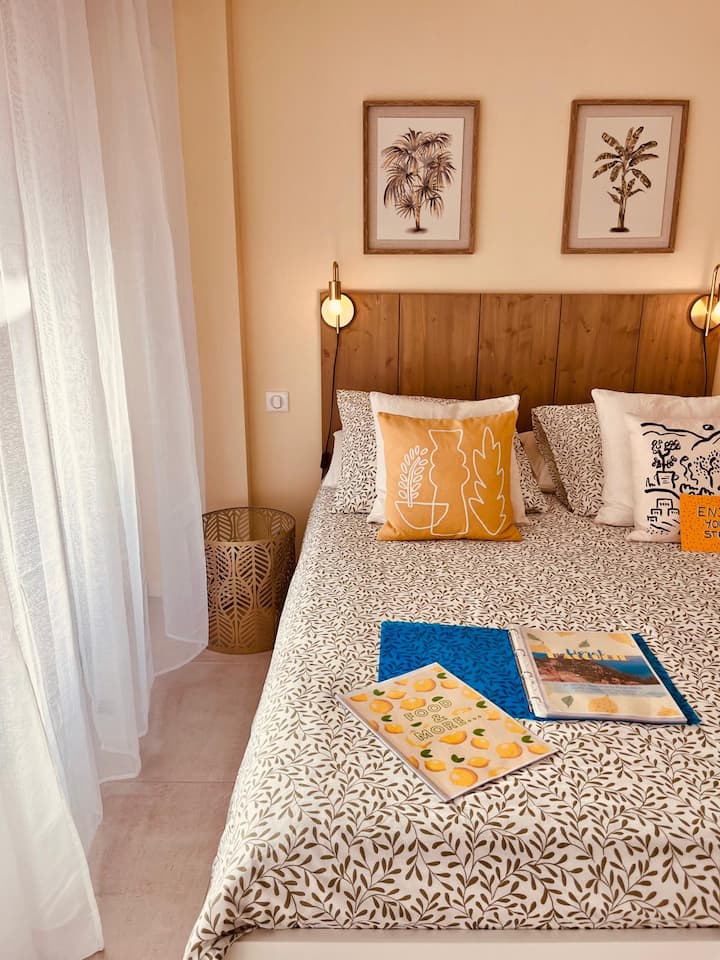 Kitanda halisi cha 140*200. 