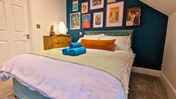 Welcome to our open plan space, meaning you will find the living area open to the bedroom area. We can accodate a family of 4 but please note that the beds are in the same room