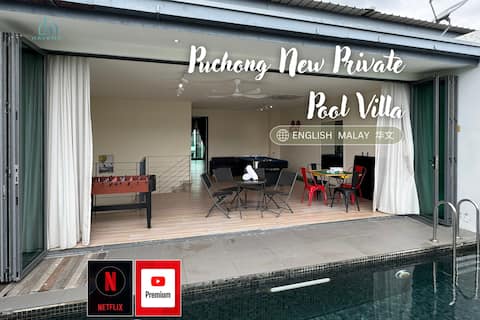 Puchong New Private Pool & Jacuzzi up to 30 Pax