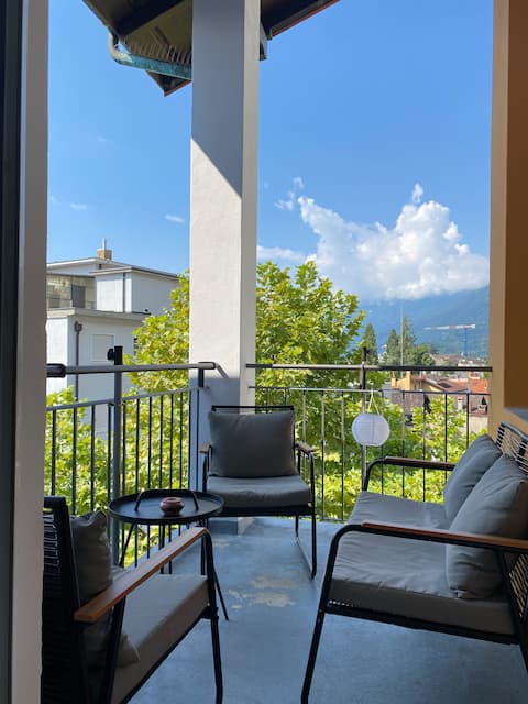 Casa Stella Alpina with lake view and balcony