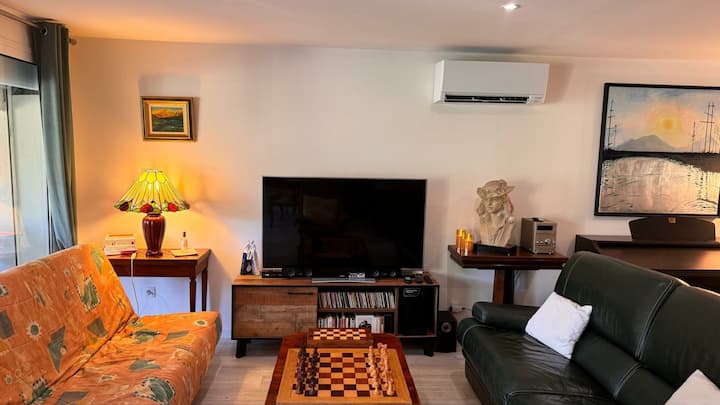 Rez De Jardin De Villa, Clim, Plage à 5 Min - Carry-le-Rouet