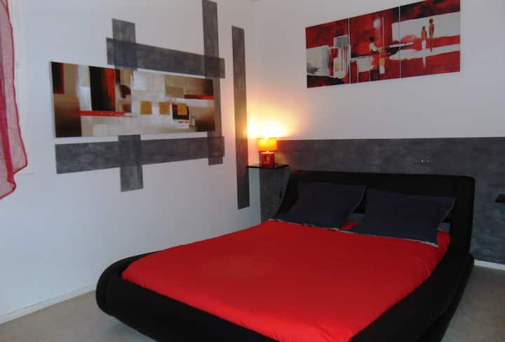 ห้องพักพร้อมเตียงคู่