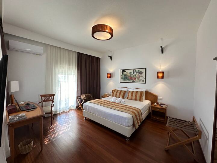 Schlafzimmer auf der oberen Etage