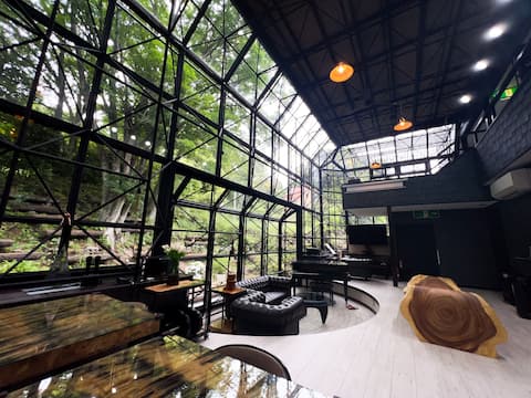 16 Bed Party! OK! Secret Forest Base!330㎡ Training camp/Karaoke BBQ Performance Training Kids welcom