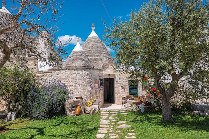Trullo from 1800 in Cisternino, Itria Valley