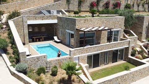 Luxury Villa Gialova - Lagoon - with Privat Pool