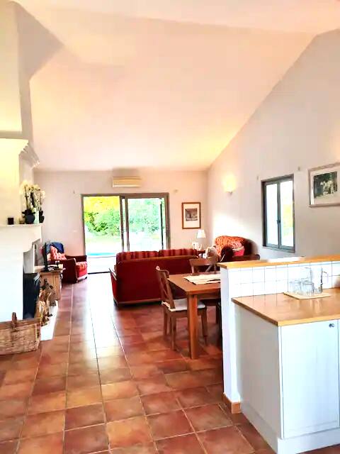 Private pool , 3 bedroom  countryside house .