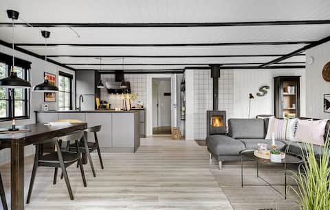 Popular Airbnb listing: 1800 feet from beach, sauna-house 100 sqm in Ringkøbing Skjern