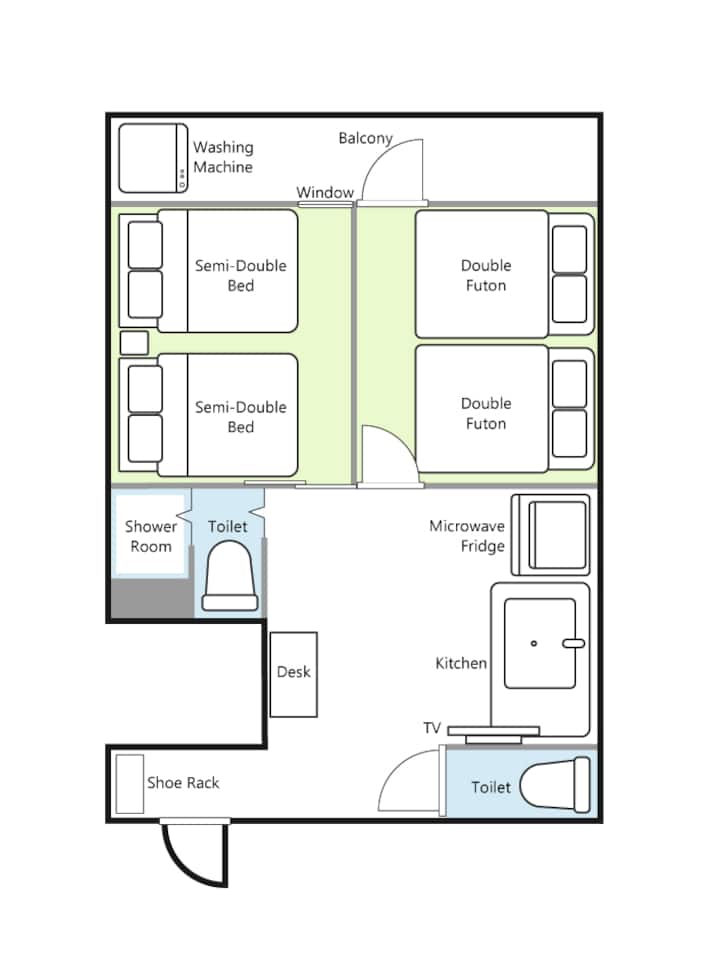 Newly Renovated 2 Bedrooms In Shinjuku*english Ok* - 新宿區