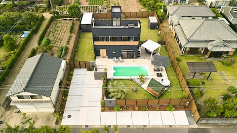 ColorBeeVilla99!OceanView/Pool/SaunaBBQ/800㎡DogRun