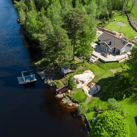 Strandvilla i natursköna Gesebol