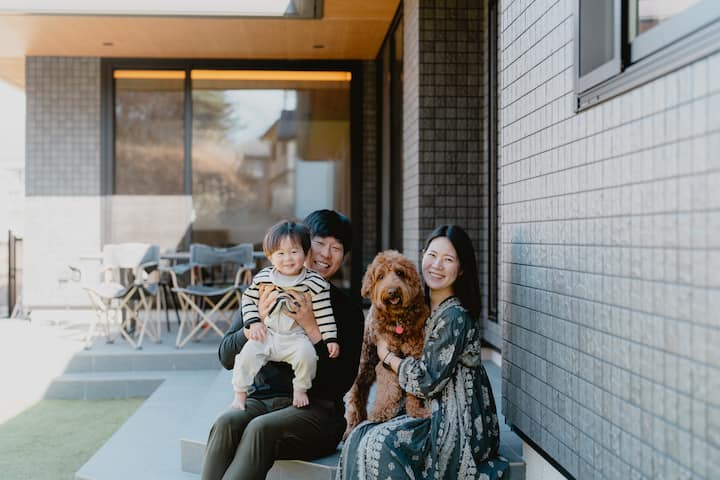 Doublebed Room  With Japanese Family & Cute Dog #2 - Mount Fuji