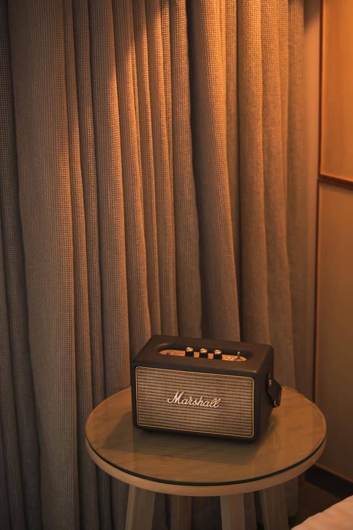 Enjoy your stay with the best company,  MUSIC.
