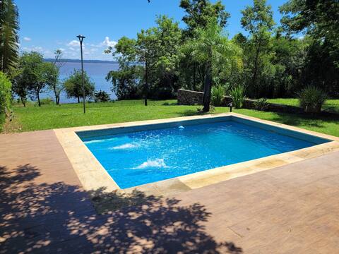 House over the river in Posadas