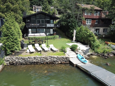 Explore a Luxurious Lakefront with Private Beach