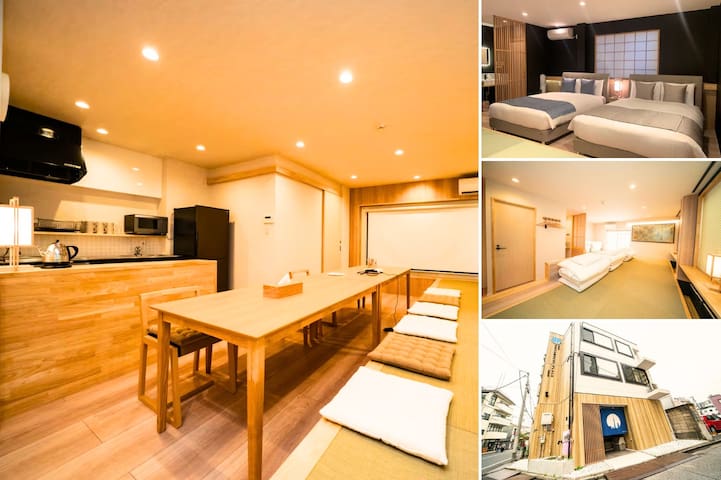 【押上駅徒歩2分】最大12名の一棟貸しホテル｜浅草3分・スカイツリー至近・家族グループ向け