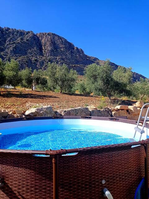 House with a private pool/12 km of Caminito del Rey