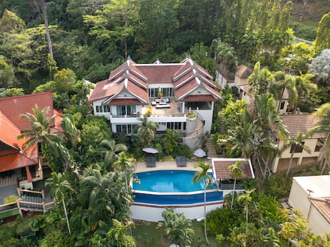 Stunning Pool Villa in Kamala - Gym and Maid