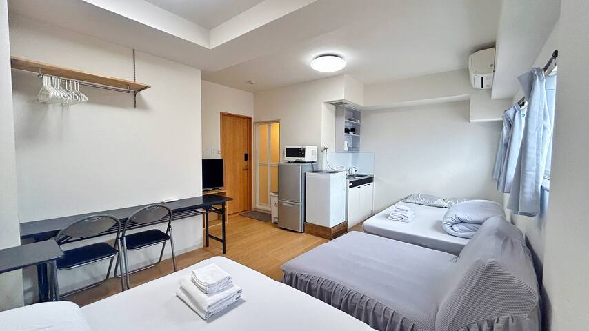 4套卫浴 4台洗衣機 Skytree地鐵徒步5分 機場直達 廚房 有電梯 Amin Hotel gallery image 5