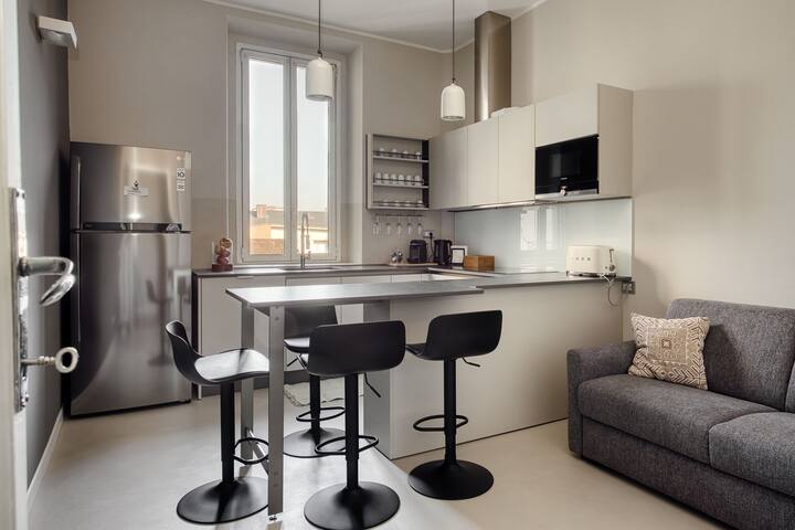 [90mq + Free Parking] Navigli Ripa Ticinese