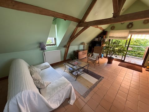 Top performing Airbnb: Apartment in a farmhouse by the Loire in Gennes Val De Loire