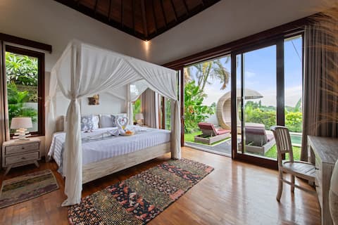 ❤️ Relax in Romantic Villa ❤️ Rice Field Views ❤️