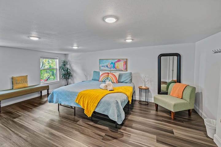 Master suite with Waterfront views 