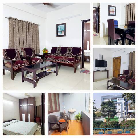 JagaDevi Flats CityCenter 3BHK 6 Guests CarPaking
