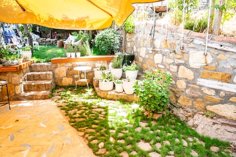 Detached house with garden in the center, 6 people