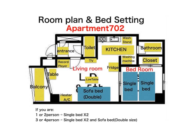 2bathroom&2bedroom/direct Toairport/centralsapporo - 札幌市