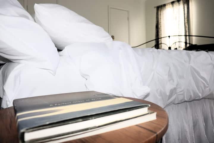 With ample space to stretch out and relax, our primary bedroom offers a tranquil retreat where you can escape the hustle and bustle of everyday life. Wake up refreshed and rejuvenated, this space is designed for your utmost comfort. 