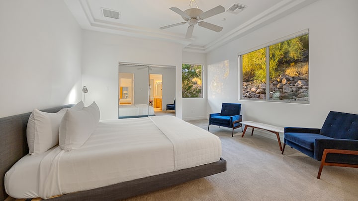 Bedroom four gives out a peaceful retreat with plenty of room to spread out.