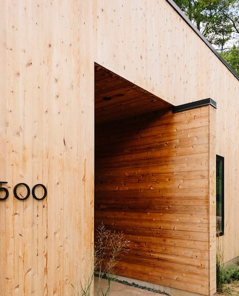 Modern Courtyard Home Featuring Art + Light