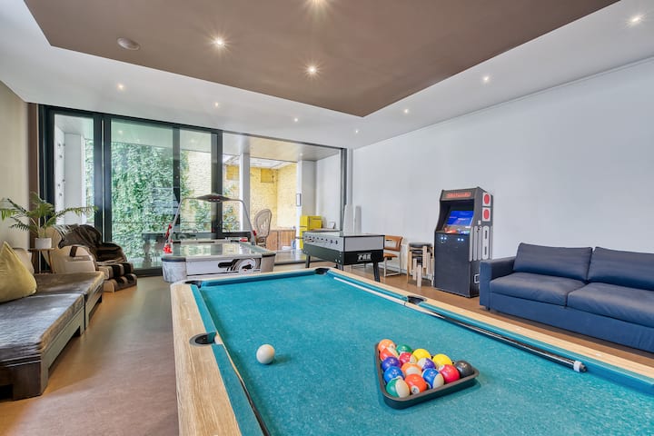BH)330m2 Villa for Groups GameRoom+Jacuzzi+Terrace
